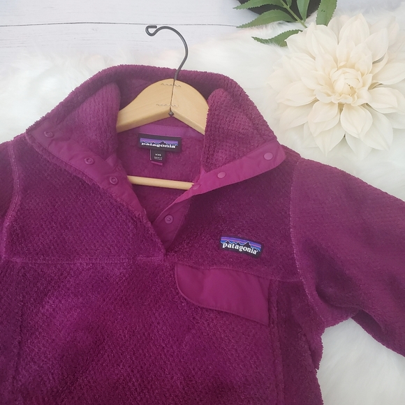 *NEW* Patagonia, XXS | Purple Snap Re-Tool LS Pullover - Picture 2 of 7